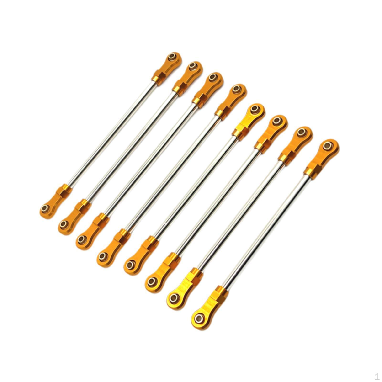 

Chassis Link Rod for RC Vehicle Model, Professional Adjustable Parts gold