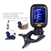 AT-101 Portable Mini Clip-on Digital Tuner with Foldable Rotating Clip High Sensitivity for Chromatic Guitar Bass Violin U