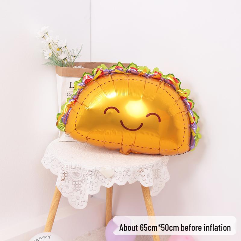 Cartoon Donut Number Balloon for 1st Birthday Party Decorations and Photo Props