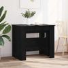 Dining Table 180 X 85 X 75 Cm Engineered Wood Black Oak