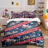 Santa, Sleigh, Reindeer, Moon. Bedding Sets Duvet Cover Sets Duvet Covers Pillowcases(1 * Duvet Cover 2 * Pillowcases Without Duvet Insert)