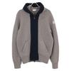 MONCLER MAGLIONE TORICOT CARDIGAN Maglione knit zip-up cardigan Jacket L grayUsed