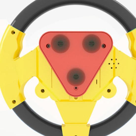 Simulation Steering Wheel Rhythm Training Hand-on Ability Interactive Toys Body Movements Development Steering Wheel Toy for Kids