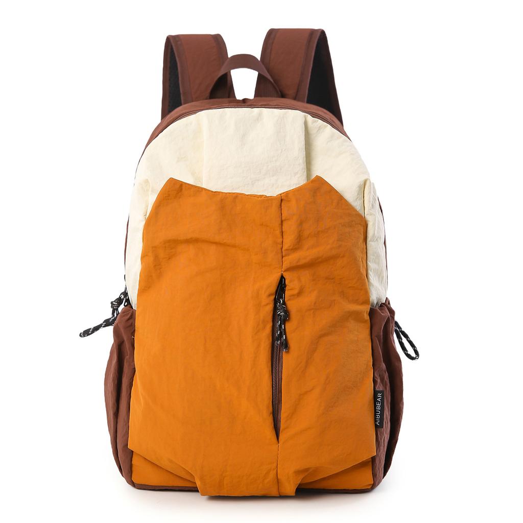 Schoolbag New Outdoor Sports Backpack Large Capacity Fashion Lightweight Simple Backpack Men's and Women's High Value Backpack Crossbody Bag