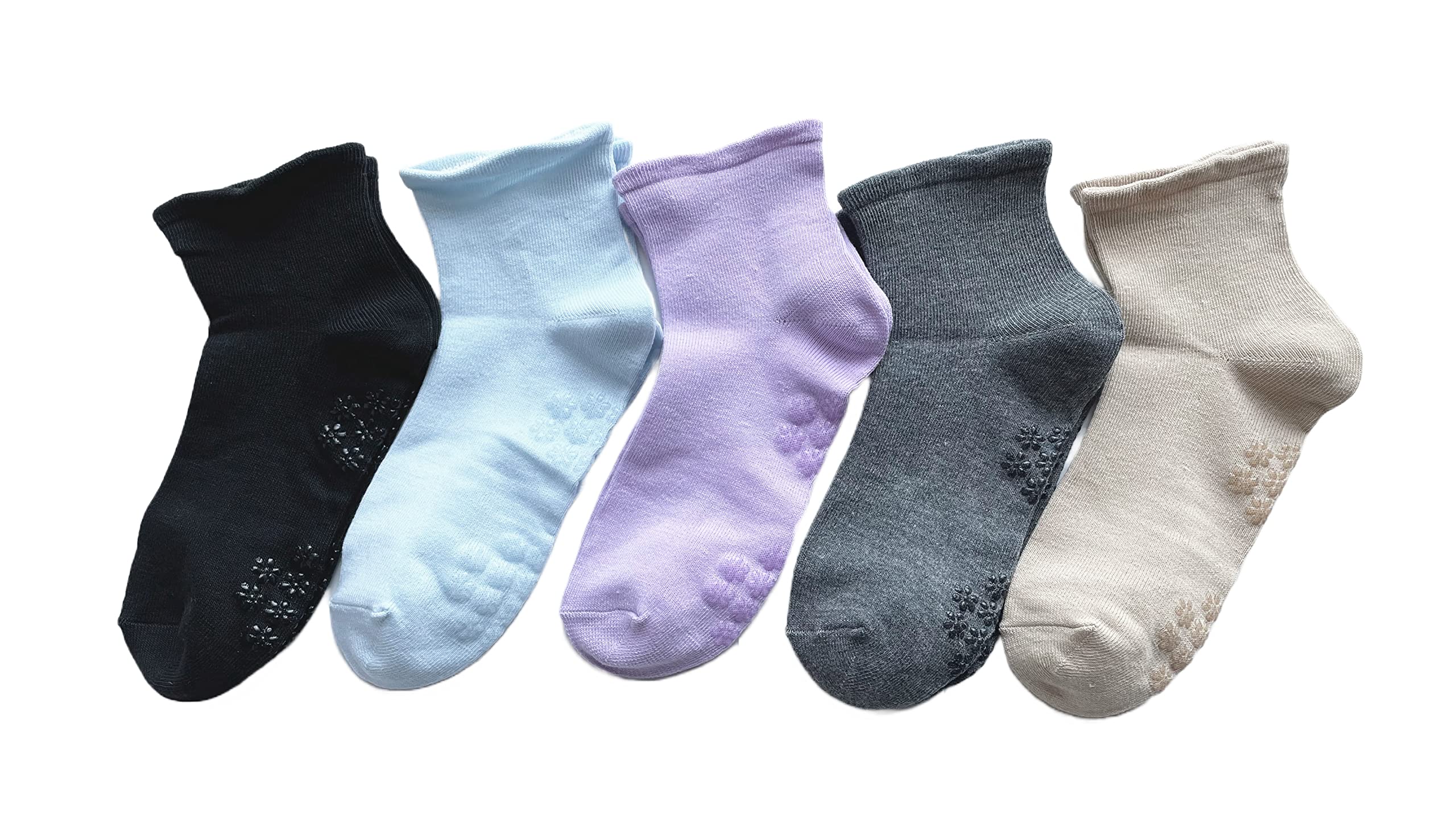 

Летний эластичный свободный комплект E13 Женские нескользящие носки, набор из 5 пар, тонкие, носки, нескользящие, манжеты, посадка, 5 пар (Доступные цвета)