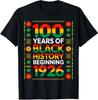 100 Years of Black History Since 1926 African Colors Unisex T-Shirt