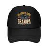Retro Favorite Grandpa Quote Typogra Mesh Baseball Cap Hip Hop