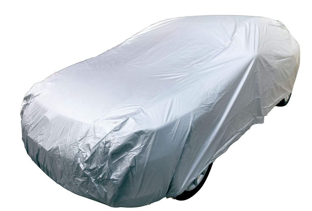 ARADEN Car Body Cover with Two Windproof Attachment and Removal Assist and Storage Fits Type 1 Vehicles from To Belts, Rubber, Bag, 4.65m 4.95m (JB1,