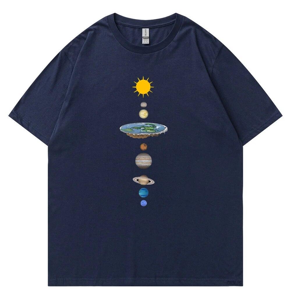 Космическая солнечная система с принтом планет — фото 11