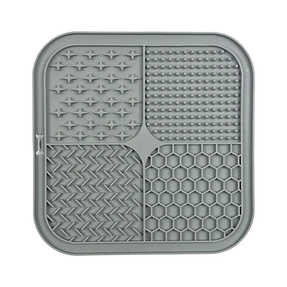 Silicone Dog Lick Mat With Suction Cup Slow Feeder Pet Bathing Distraction Pad Food Training Mat for Dogs Cats Pet Supplies