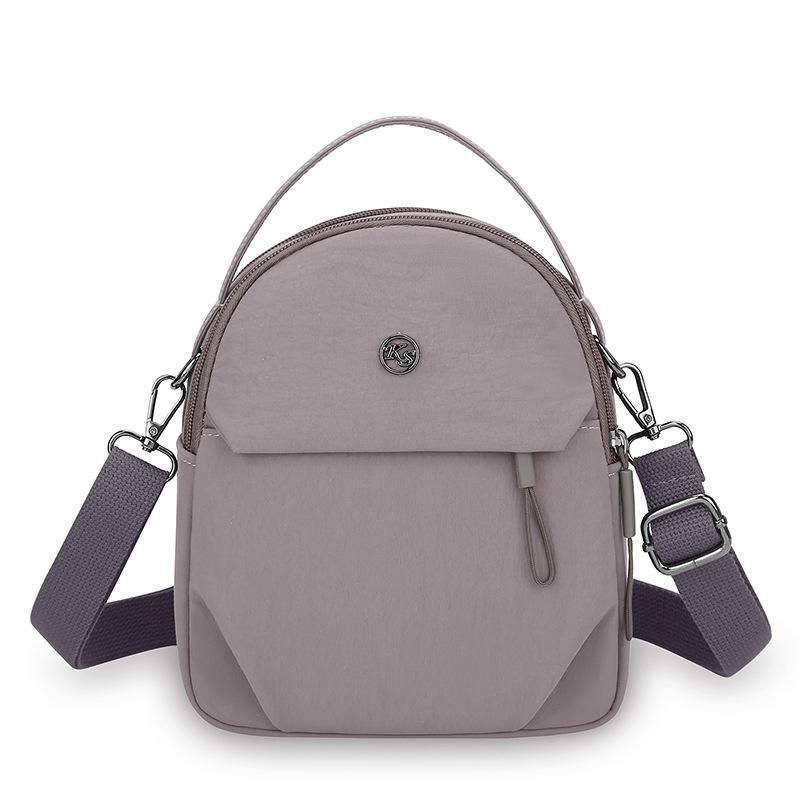 Women's Handbag Solid Color Shoulder Bag Waterproof Nylon Bag