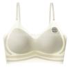 Naked without traces, skin-friendly fixed cup, high elastic bra, gather, lift and collect secondary milk foundation in summer