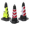 70cm Reflective Rubber and PVC Traffic Cone - No Parking Ice Cream Cone Design