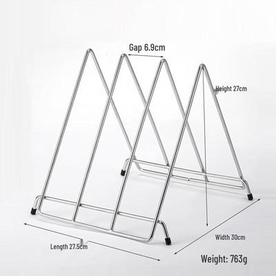 Modern 304 Stainless Steel Chopping Board Rack