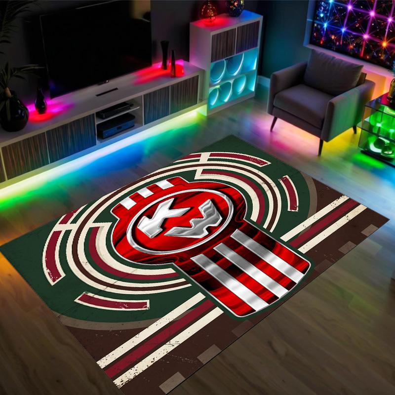 Kenworth Design Crystal Velvet Carpet Cozy Non?Slip Printed Rug For Bedroom Living Room Entrance