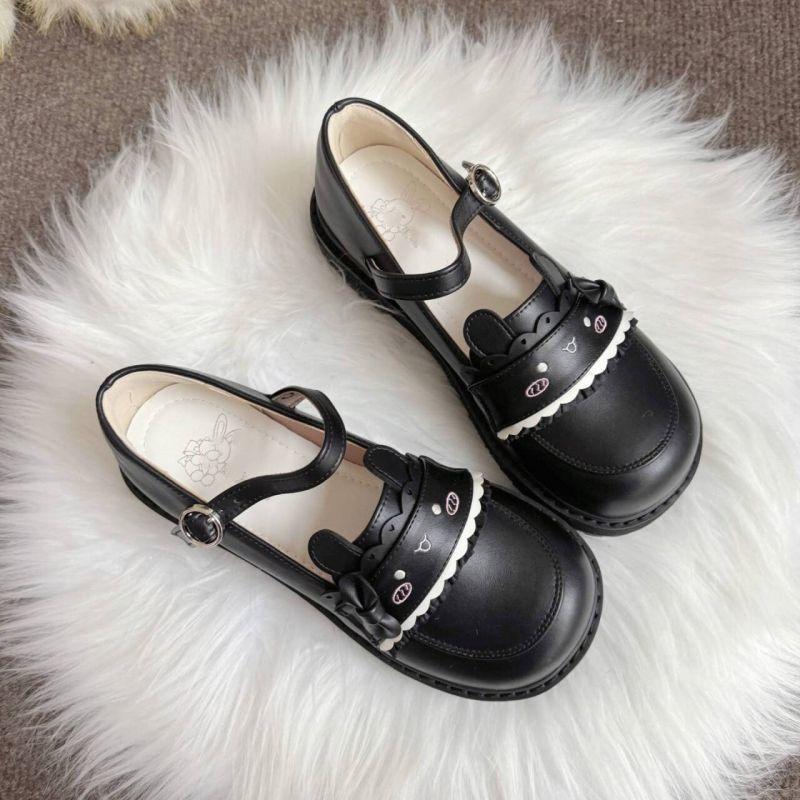Flat Mary Jane single shoes sailor suit jk uniform small leather shoes cute Japanese retro summer Lolita shoes women