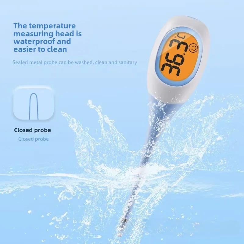 Neues elektronisches Thermometer 8 Sekunden Schnellmessung Für Erwachsene Kinder LED Haustier Hund Katze Mundhöhle Achselhöhle ℉/℃ Thermometer