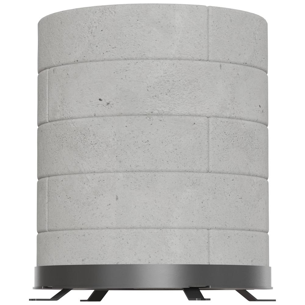 Sada betonových akumulačních disků 10 ks. 5 vrstev pro kamna REN/L