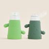 Cactus Bottiglia da Viaggio in Silicone Contenitore per Cosmetici Bottiglia Ricaricabile per Lozione Contenitore Ermetico per Shampoo Tubo Spremibile Bottiglie Vuote