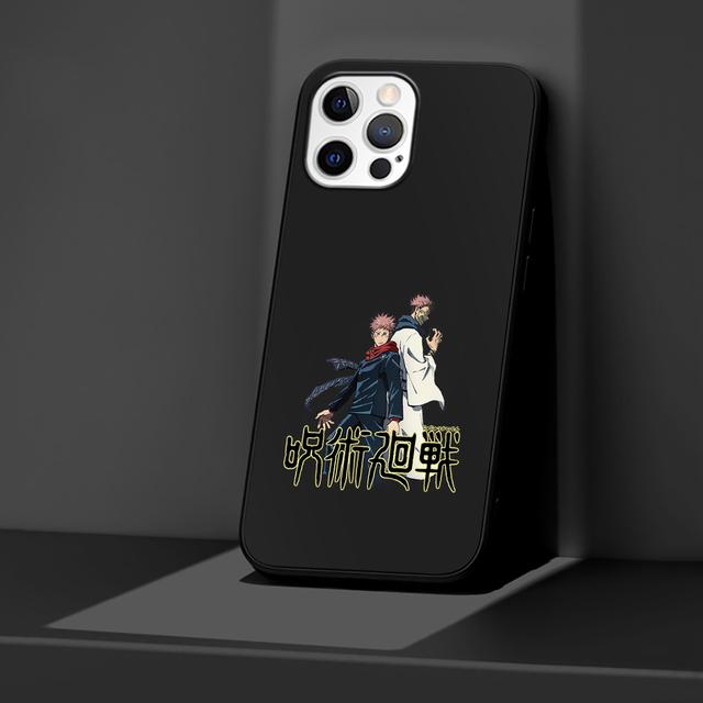 

Чехол для телефона Apple Iphone 14 11 13 Pro Max 12 Mini Xr 7 8 + Se 2020 Xs 6 6s Plus, черный силиконовый чехол Jujutsu Kaisen iPhone 6(6s)