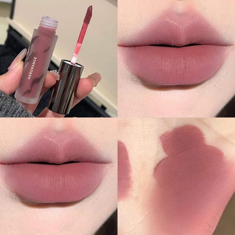 HERORANGE Velvet Matte Lip Tint Set - Long-lasting, Non-drying, Vibrant Colors