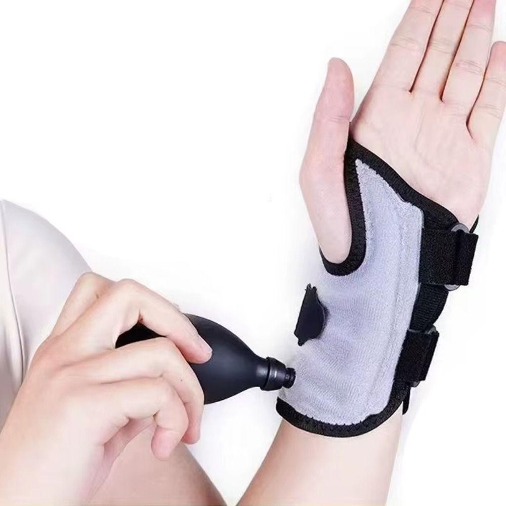 Adjustable Wrist Brace Thumb Hole Wrist Splint Inflatable Wrist Support Sports Fitness