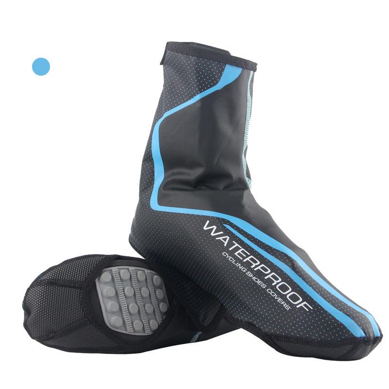 Windproof Waterproof Winter Cycling Shoe Covers - Warm PU Fabric