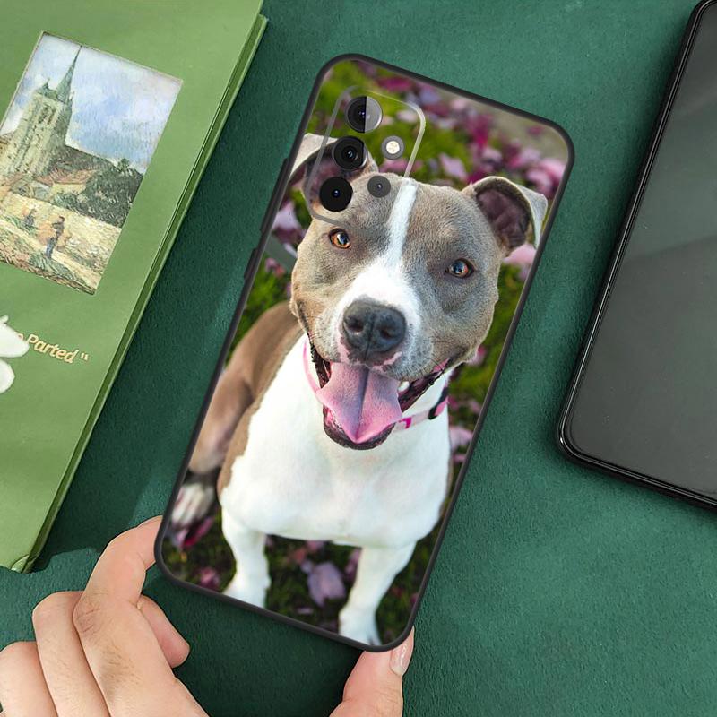 Pit Bull Lovely Dog Pitbull Case For Samsung Galaxy A16 A05 A06 A55 A35 A15 A53 A33 A13 A22 A32 A52 A14 A34 A54 Cover