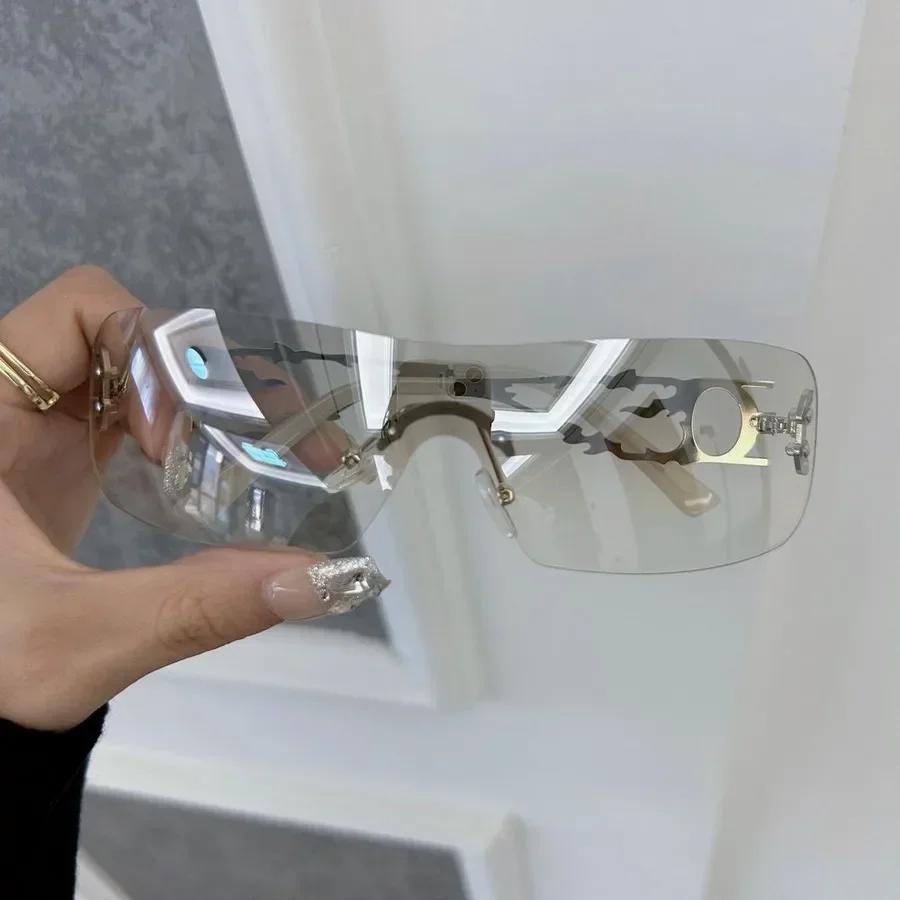 Casual Square Sunglasses Women Men Rimless Sun Glasses Female Male Designer Brand Lovely Travel Outdoor