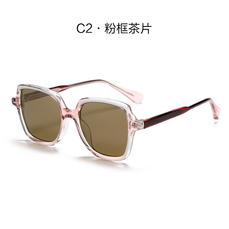 New sunglasses for women's high-end sense anti-ultraviolet polarized sunglasses large frame Internet celebrity sunglasses