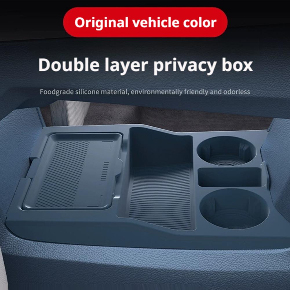 Car Center Console Storage Box For the 2025-2026 For Chery Tiggo 9 and Tiggo 8L CSH PHEV Models Central Lower Layer Tray Divider