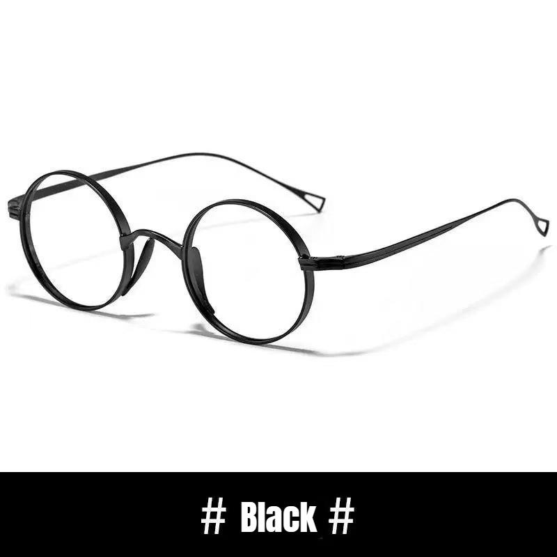 Metal Round Frame Reading Glasses for Men New Style Ultralight Plus Diopter Eyewear Women Fashion Hyperopia 0+1.0+4.0