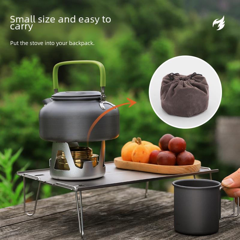 Ultra-Light Portable Alcohol Stove for Outdoor Use