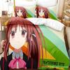 3D Print The Little Busters Anime Bedding Set 3D Printed Suitable For Bedroom Duvet Cover Set With Pillowcases Kids Home Textile