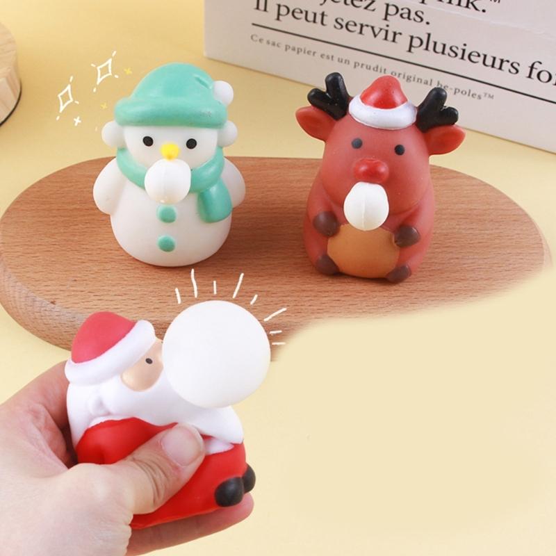 Diy Squeeze Fidgets Blow Bubble Inner Ball Stress Relief Toy Spoof Practical Joke Props For Adult Add Anxiety Therapies