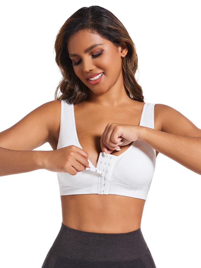 Padded Sports Bras for Women High Impact Seamless Yoga Bra with Removable Cups Athletic Crop Tank Tops Gym Workout Brassieres