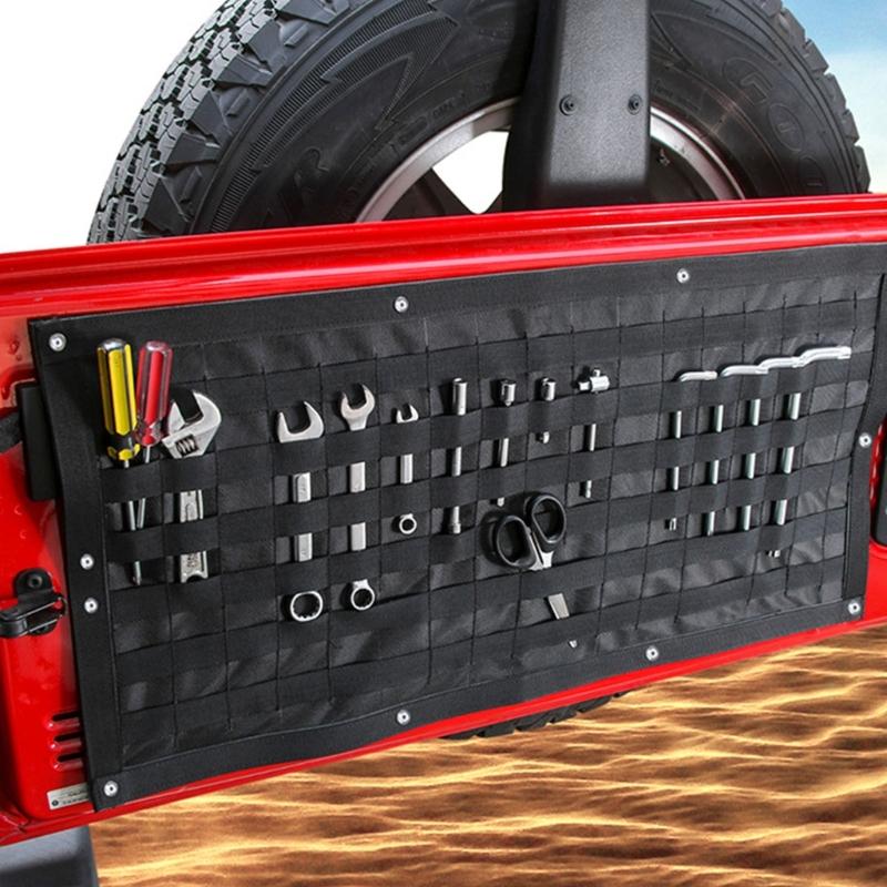 Multipurpose Vehicle Boot Organizers Bag, Adjustable Compartments Waterproof Storage Solution for Travel and Outdoor Use