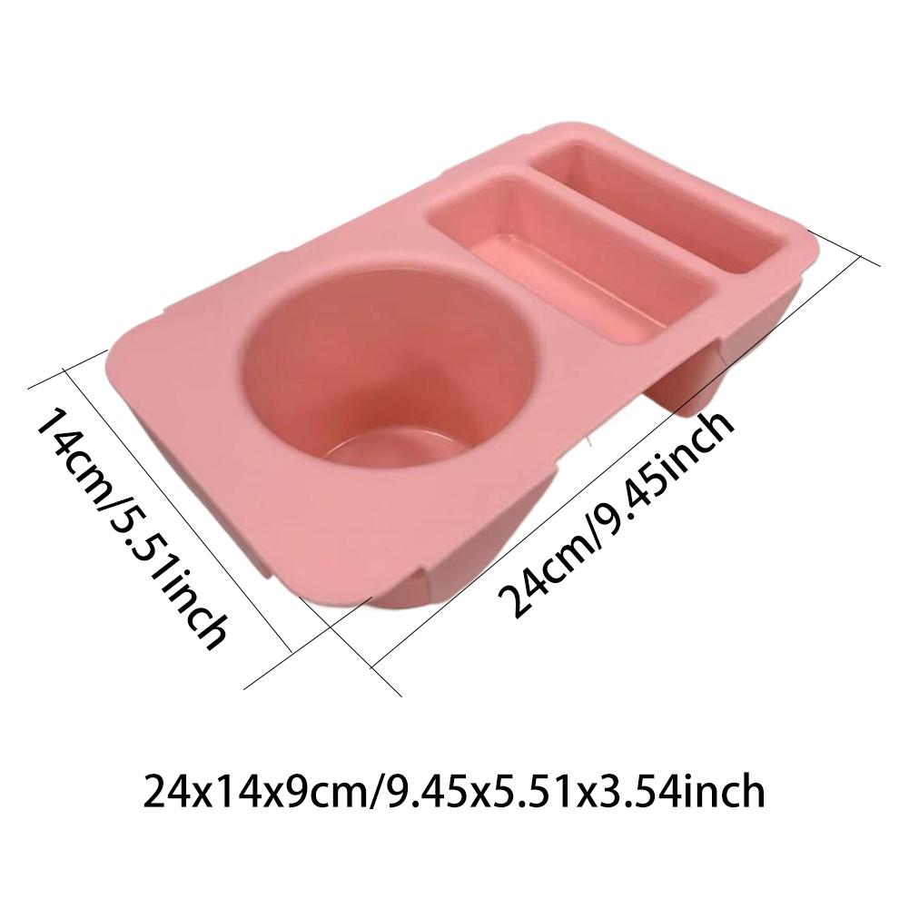 EVA Phone Storage Lid Cup Organizer Holder Rack Bag Top Snack Tray Waterproof Soft Cover Divider for Beach Trip Camping Travel