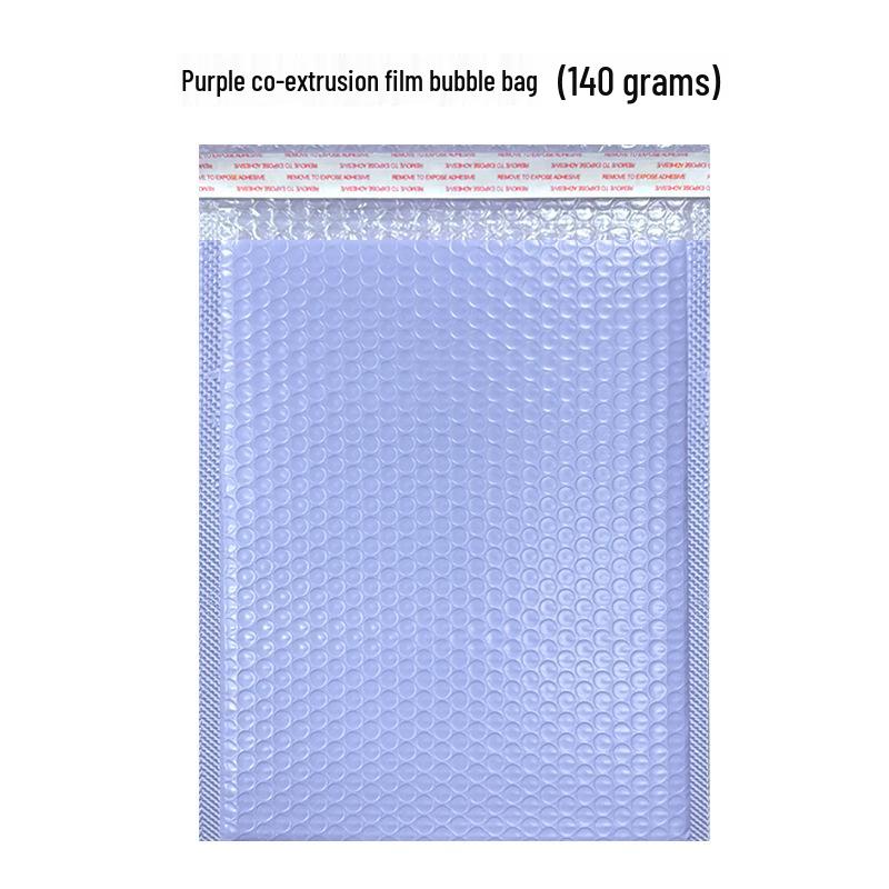 Purple-Pink Matte Pearlescent Bubble Envelope for Clothing Packaging