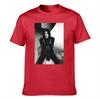 Unisexs Cotton Tshirt Gothic Style Dark Portrait Print Crew Neck Casual Tee For Punk Alternative Fashion Lovers
