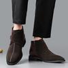 Men's Autumn and Winter Boots Casual Gentleman Style Office Fashion Party Outdoor Trendy Shoes 38-46 Color Blocked Business
