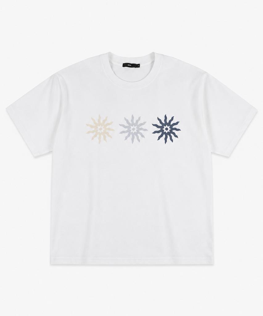 Ousa Vintage Solar Oversized Short Sleeve T-Shirt 7 Colors