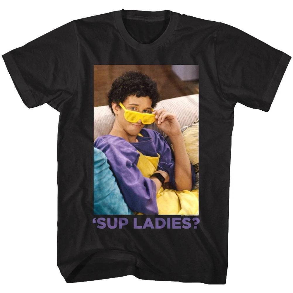 Saved by the Bell Screech Says Sup Men s T Shirt L