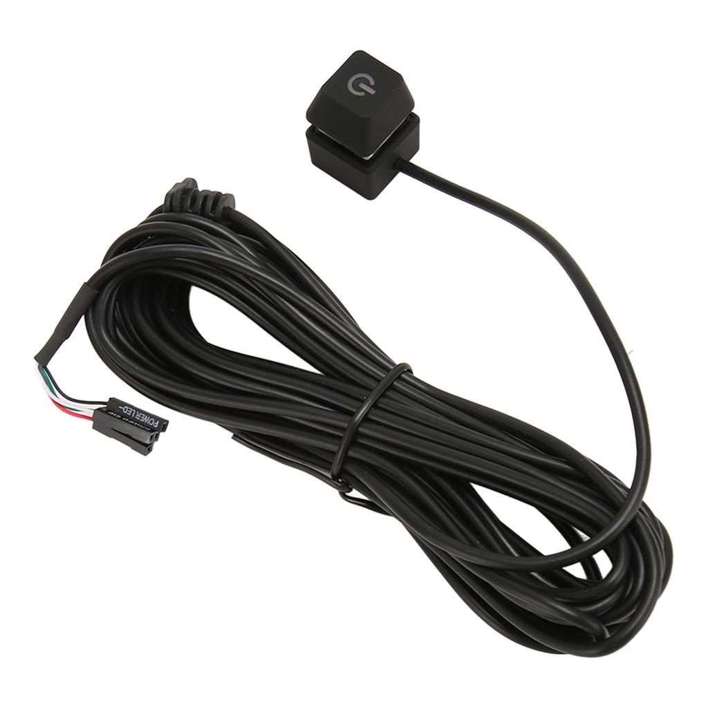 PC Power Button Extension External Flexibility PC Power Switch Power Supply Control Adapter Cable Computer Host Button