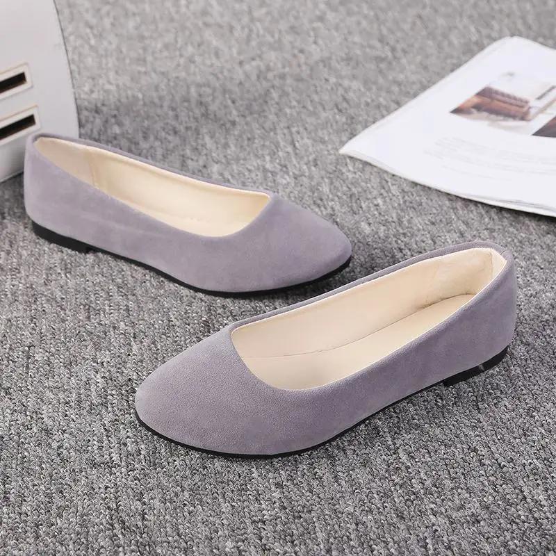 Plus Size 35-43 Women Shoes Candy Color Spring Shoes Woman Slip On Casual Flats Ladies Shoes Autumn Loafer Zapatos Mujer Female