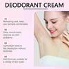 Invisible Peach-Scented Deodorant Cream for Underarms & Sensitive Areas - 50G/1.76OZ, Moisturizing & pH Balanced Formula with Glycerin