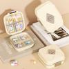 Grids Sealing 7 Grids Pill Box Medicine Tablet Container Mini Jewelry Storage Travel Pill Case Dustproof Plastic