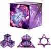 Fidget Cube Antystresowa Kostka Magnetyczna Niebieska Puzzle Magic Cube