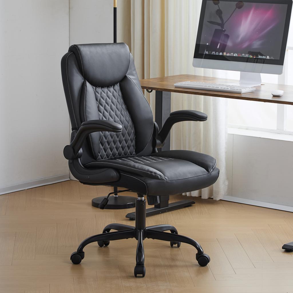 The leather department also fits work meals and baskets of the machines with wheels and padded back. Also small, swinging play chairs, black