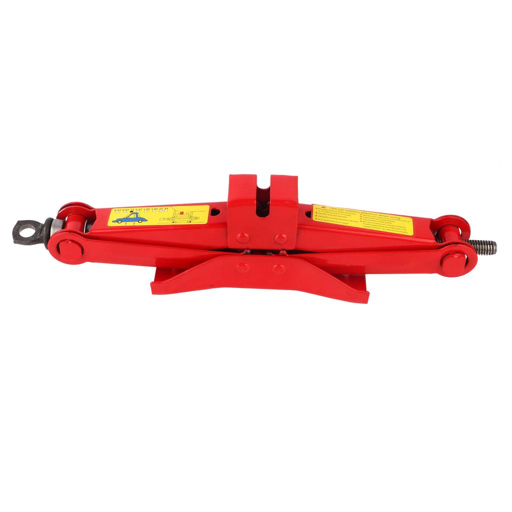 Nůžkový zvedák Profesionální zvedák kufru auta Pneumatika Železná rukojeť Zvedací nástroj červený pro Outdoors1T